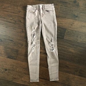 American Eagle Outfitters Girl Mauve Jeggings